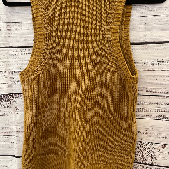 Banana Republic sweater tank in turmeric/mustard. 100% cotton. - Picture 6 of 6